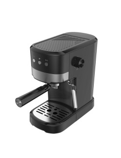 Crown CEM-1526 eszpresszógép, 1100 W, 15 bar, 1,2 liter, gõz- és habosító funkció, rozsdamentes acél