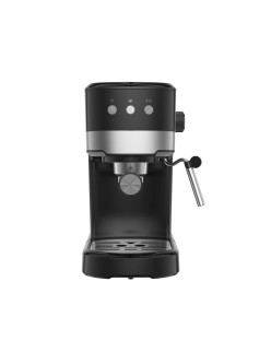 Crown CEM-1526 eszpresszógép, 1100 W, 15 bar, 1,2 liter, gõz- és habosító funkció, rozsdamentes acél