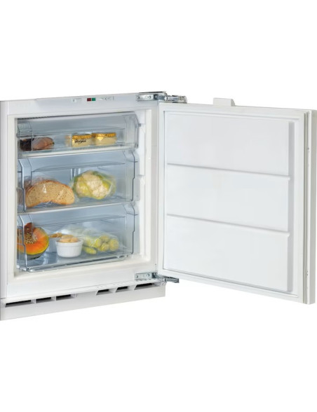 Whirlpool WBUFZ011 Beépíthetõ fagyasztószekrény, 91 l térfogat, E energiaosztály, 2 fiók, pult alá építhetõ, termosztátos vezérl