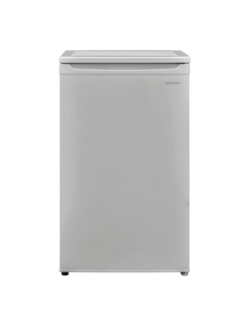 SHARP Hûtõszekrény egyajtós SJ-UE088T0S-EU, 89 l, H 82 cm, E osztály, ezüst