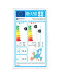 Electrolux EACS/I-09HEL/N8 EEC Klíma, 9000BTU, A++ osztály, Wi-Fi, I-Feel, 4 légáramlási irány, 5 ventilátorsebesség, ionizációs