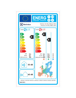 Electrolux EACS/I-09HEL/N8 EEC Klíma, 9000BTU, A++ osztály, Wi-Fi, I-Feel, 4 légáramlási irány, 5 ventilátorsebesség, ionizációs