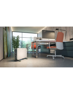 Olimpia Splendid Caleo Metal, Elektromos konvektor, felület 24m2, 2000W, gyors fûtés, biztonsági és szobatermosztát, fém keret