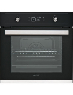 SHARP K-60V19BQM-EU Beépíthetõ elektromos sütõ, 69l, fekete