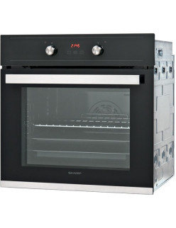 SHARP K-60V19BQM-EU Beépíthetõ elektromos sütõ, 69l, fekete