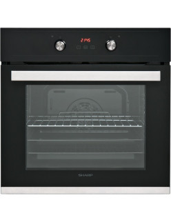 SHARP K-60V19BQM-EU Beépíthetõ elektromos sütõ, 69l, fekete