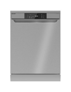 SHARP QW-NA1CF47EI Mosogatógép, 4 program, 60 cm, E-osztály, rozsdamentes acél