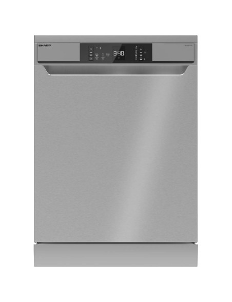 SHARP QW-NA1CF47EI Mosogatógép, 4 program, 60 cm, E-osztály, rozsdamentes acél