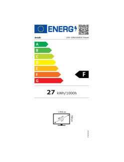 ARIELLI LED32N216VDA LED TV, 81 cm, Smart TV, HD Ready, VESA 100 x 100, VIDAA OS, WiFi, F energiaosztály, fekete